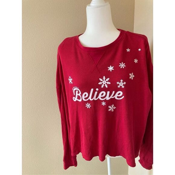 Life is Good‎ PJ crop top size XL (A6) - Picture 1 of 6